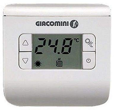 K494 THERMOSTAT AMBIANT POUR MUR EXTÉRIEUR K494AY001 2 piles GIACOMINI AAA