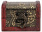 Vintage Holz Schmuckschatulle Kleine Schatztruhe Dekorativ Europäischen Stil Holzkiste Lagerung Handgefertigte Mit Mini Metallschloss Für Geschenke Aufbewahrung Von Schmuck Schatz