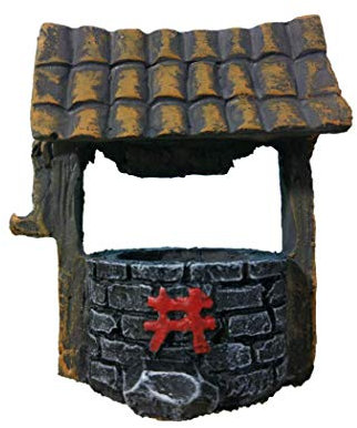 YunBest Wish Garden Well- Puits de jardin miniature rustique - Statue de jardin miniature en résine artificielle - Décoration de maison / bureau BestShop