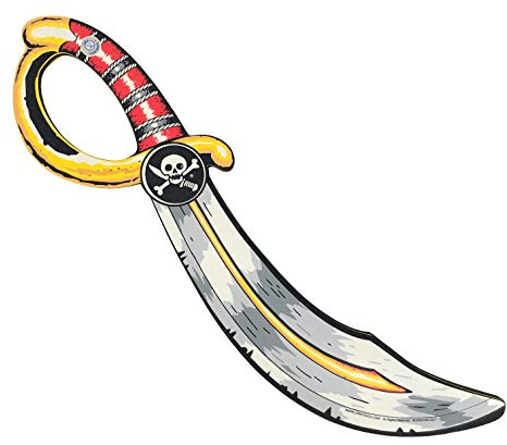 Liontouch - Piratensäbel für Kinder – ab 3 Jahren | Spielzeug für Jungen & Kleinkinder | Sicherer Schaumstoff-Säbel für Piratenabenteuer in der Karibik | Perfektes Accessoire für Verkleidung & Kostüme