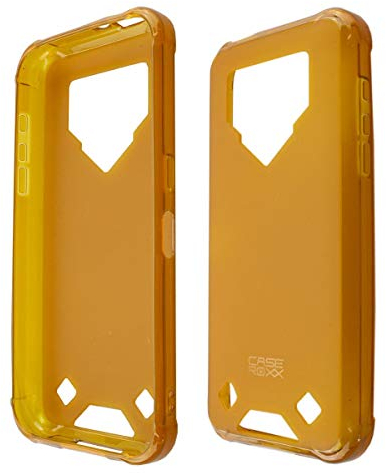 caseroxx Schutzhülle für Blackview BV9800 / BV9800 Pro in orange – Flexibles TPU-Case aus stoßfestem Gummi, passgenaue Handy-Tasche mit Kantenschutz & rutschfestem Grip