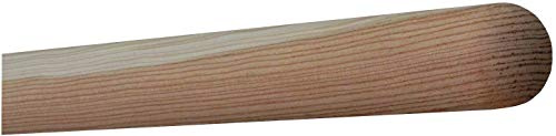 TIBU Lärche unbehandelt Holz Handlauf Geländer 30-500cm Wandhandlauf Wand Treppe, Länge: 1200 mm 120 cm 1,2 m und Enden: Halbkugel gefräst