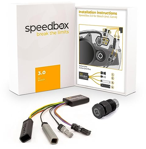 SpeedBox 3.0 kompatibel mit Bosch + Kurbelabzieher ! E-Bike Premium Tuning-Chip kompatibel mit Bosch-Motoren 2017-2024