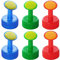 Mnixy 6 PCS Bottle Top Waterers, Sprinkler Head For Watering Can, Plastic Plant Seed Seedling Garden Watering Attachments for Water Bottles(Red,Green,Blue),Height: 4.5cm Diameter: 3cm