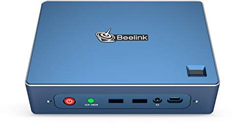 Beelink GTR Mini PC Wi11 Pro AMD Ryzen 5 3550H Processore fino a 3,7 GHz 8 GB DDR4 RAM 256 GB SSD Micro Desktop Computer con Dual HDMI/Gigabit Ethernet, WIFI 6, Bluetooth 5.0