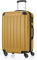 Hauptstadtkoffer - SPREE - Hartschalen-Koffer Trolley Rollkoffer Reisekoffer, 4 Doppel-Rollen, 65 cm, 74 L, Herbstgold