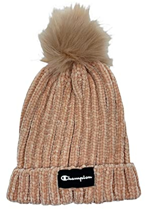 Champion Chenille-Mütze, Lachsrosa, One size