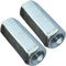 AERZETIX - C49599 - Lot de 2 Écrous de jonction hexagonaux allongés M10x45mm - écrou de rallonge prolongateur - en acier au carbone à filetage métrique