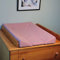 Looping Matelas à Langer Bébé avec Housse Coton | Grande Taille (78 x 50 cm), PVC Imperméable, Fabriqué en F | Rose Thé