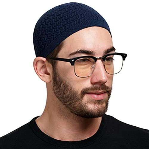 Asotagi Herren Kufi Beanie Mütze – Muslimische Kufi Beanies Laufmütze Helmfutter Damen Indoor Outdoor