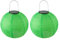Lampions Solar Außen,Himmel 2 Stücke Solar LED Laterne Wasserdicht Nylon Hängende Gartenlaterne 20cm Solar Beleuchtung für Garten, Hof, Terrasse, Hochzeit, Halloween Fest Deko (grün)