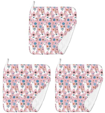 Xoenoiee 3 Stück Küchentücher für Männer und Frauen, BBQ Grillen Kochen Geschirrtücher, Alpaka Sonnenblume Print Geschirrtuch Geburtstagsgeschenke Lustiges Gag Geschenk für Köche