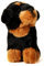 Uni-Toys - Plushie - Rottweiler, sitzend - 12 cm (Höhe) - Plüsch-Hund - Plüschtier, Kuscheltier