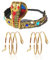 MIVAIUN 3 Stück Ägyptisches Kostüm Zubehör Ägyptische Kobra Kopfbedeckung mit 2 Stück Schlangenarm Manschetten Wirbel Schlangen Armbänder Schlange Medusa Halloween (3 Stück)