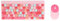 Gaming Keyboards Mouse Combo, Mix Color 86 Keys Retro Keyboard, 1200DPI Gaming Keyboard Wireless, with Mini Mouse/2.4G Wireless Receiver (Pink)