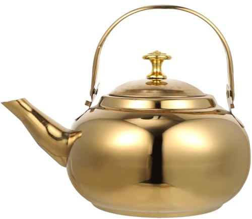 Cabilock Edelstahl Teekessel Mit Infuser Und Cool-Touch Griff Für Induktions- Gas- Und Elektroherde Rostfreier Wasserkessel Für Schnelle Und Sichere Wassererhitzung Zuhause