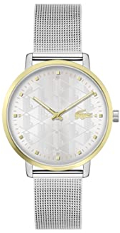 Lacoste Montre Analogique à Quartz pour Femme avec Bracelet en Acier Inoxydable argenté - 2001286