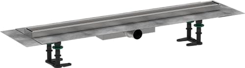 hansgrohe 56167000 RainDrain Compact Duschrinne 800 befliesbar für Flache Installation Komplettset