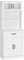 HOMCOM Alacena de Cocina Mueble Buffet de Cocina con 4 Puertas Cajón y Estantes Ajustables para Salón Comedor Estilo Moderno 60x38x161 cm Blanco
