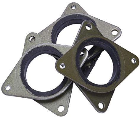 ISTOVO Verbesserte NEMA 17 Vibrationsdämpfer Aus Stahl Und Gummi Mit M3-Schraube -CNC Für 3D-Drucker -10, 10S, 3 (3Er Pack)