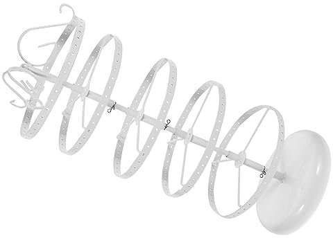 Cabilock Présentoir À Bijoux Et Boucles Doreilles Rotatif À 360° Blanc Peu Encombrant
