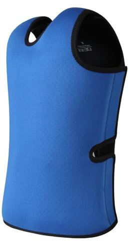 Fonowx Sensorische Weste Kinder, Sensorisch Kompression Weste, Sensory Compression Vest, Tiefdruckkomfort gegen Autismus, Hyperaktivität Therapieweste Gewichtsjacke für Jugendliche, blau M