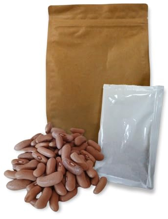 Buschbohne Maxi, Bohnensamen, 1000g, frühe Sorte mit hohem Ertrag, langhülsig, fadenlos, Ideal zum einfrieren und einkochen, GardenTaurus
