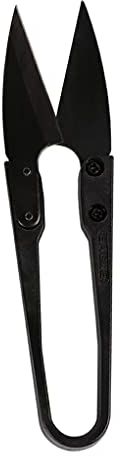 CLSSLVVBN Sécateur de Poche en Acier au Carbone Accessoires pour la Maison Ciseaux à bonsaï Éliminateur de Feuilles Petits légumes en Forme de U Mini Tondeuse
