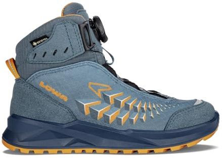 Lowa Kinder Ferrox GTX Mid Schuhe, Petrol-Mango, 36