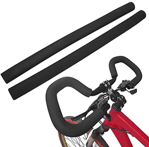 Zjyufy Foam Bike Handlebar Grips Cover Bicycle Tube Sponge Soft Grips Foam Tubing Cover for Mountain Road Bike, Inner Dia 22mm