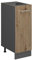 Vicco Apothekerschrank R-Line, Artisan-Eiche/Anthrazit, 30 cm ohne Arbeitsplatte