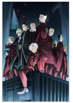 doegka Tokyo Poster & Revengers, japanische Manga-Serie, Poster, Leinwandposter, Wandkunst, Dekordruck, Gemälde für Wohnzimmer, Schlafzimmer, Dekoration, 30 x 45 cm
