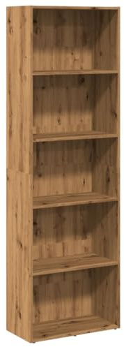 vidaXL Bücherregal Artisan-Eiche 60x30x189 cm Holzwerkstoff | Jede Menge Platz für deine Bücher und Deko, Stilvoll und praktisch,