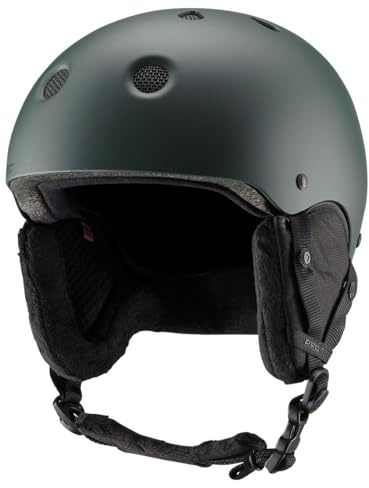 Pro-Tec Klassischer zertifizierter Schneehelm, ideal zum Snowboarden und Skifahren, auch für Skateboarden und Radfahren zertifiziert, groß, Tanne matt