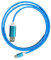 Led Flowing Charging Cable, Light up USB C Charger Cable, Led USB C Charging Cable Light Up Type C Charger, Shining Light Up USB Cable Compatible for Most Phones (Blue for iPhone)