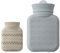 Hot Water Bottle 300ml Microwave Silicone Warm Water Bag with Sleeve for Warmth and Travel Use