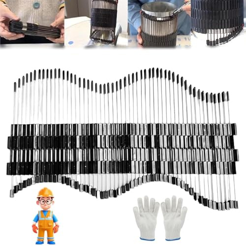 Multifunktionales Mehrflächen-Rohrprofilierwerkzeug, Mehrzweck-Formsammler-Formwerkzeuge, Formwerkzeuge, anschließbare Konturlehre, Umrisswinkel-Messwerkzeug(500mm)
