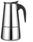Cafetière à moka en acier inoxydable, 2/4/6/9 tasses, percolateur à expresso compatible avec cuisinière à induction, soupape de sécurité, poignée résistante à la chaleur (450 ml)