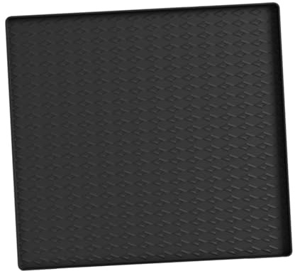 JISADER Waschmaschinenmatte 60x60cm, Premium Antivibrationsmatte, Antivibrationsunterlage für Waschmaschine & Trockner, Gummiunterlage Schallschutzmatte für Boden und Arbeitsplattenschutz, Schwarz