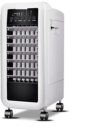 TVAFEDS Portable Air Conditioner Air-conditioning fan cooling and heating dual-use remote control household air cooler movable small water-cooled conditioner(Schwarz)