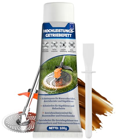 Grasa para engranajes de alto rendimiento 100 g para desbrozadora y recortadora, grasa multiusos para herramientas de jardín, apto para número de pieza 0781 120 1117, compatible con dispositivos Stihl