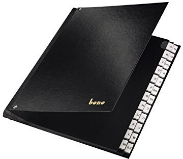 Bene 75116SW Standard-Pultordner PP, schwarz