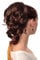 WIG ME UP JL-3023-4T33 Haarteil/Zopf gewellt halblang (35 cm) 1 Steckkamm + Gummizug Braun Kastanie Kastanienbraun