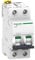 Schneider Electric A9F74216 IC60N Disjoncteur Acti9 2P 16 A Courbure C 50/60 Hz Blanc
