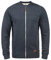 Blend BHArco Herren Sweatjacke Collegejacke Cardigan mit kurzem Stehkragen Reißverschluss Kängurutasche Baumwollmischung Regular fit, Größe:XL, Farbe:Navy (70230)