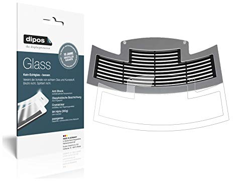 dipos 2x Displayschutzfolie 9H klar für Jura E6 Tropfblech bis Modell 2017 | Bricht und splittert nicht, kein Echtglas, Anti-Shock, passt perfekt, kratzfest, blasenfrei, hüllenfreundlich, selbstklebend