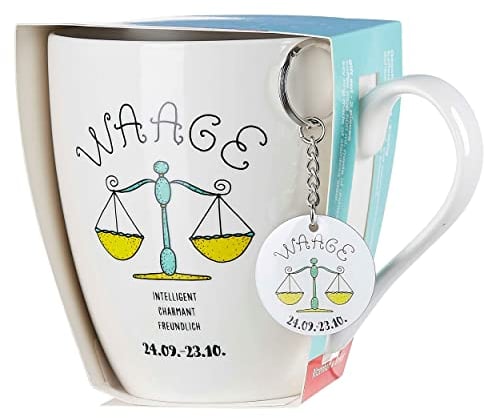 Ritzenhoff & Breker Jumbotasse Astro Sternzeichen Größe Jumbotasse 650 ml Waage