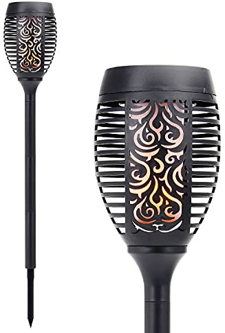 Solalite® 51 LED Solar Torch Light Dancing Flickering Flame Effect Stake Light Waterproof Outdoor Garden Landscape Path Lamp