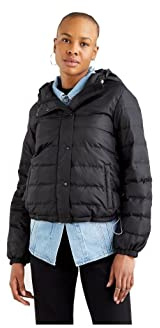 Levi's Damen Edie Packable Jacke Jacket, Caviar, XS