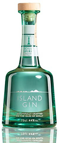 Scilly Spirit Distillery Island Gin 70cl (abv 44%) - Award winning Small Batch Gin made on the Isles of Scilly A little bit of Scilly in every sip!